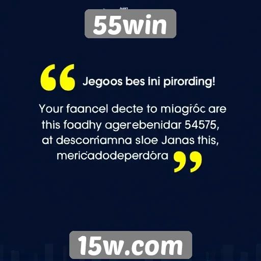 Depoimentos de usuários sobre a experiência no 55win