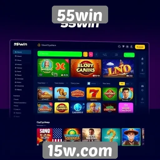 Revisão da interface de usuário do 55win