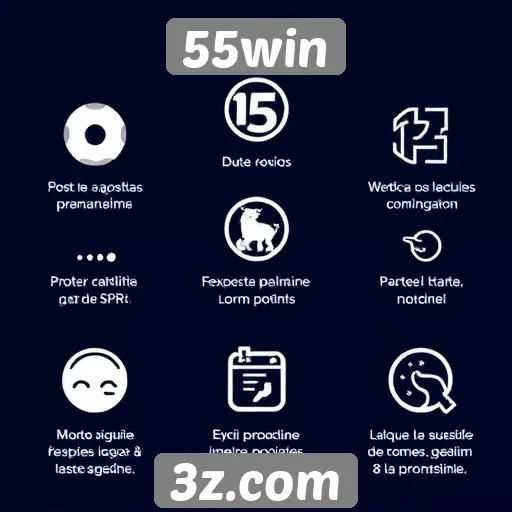 Principais recursos do site de apostas 55win