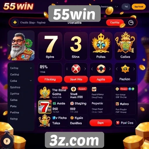 Interface do usuário do 55win é intuitiva e acessível